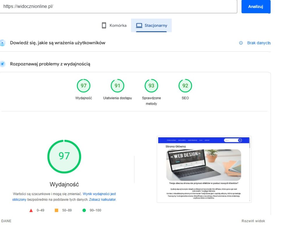 strony internetowe -widoczni online